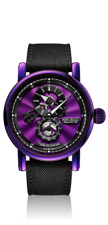 Chronoswiss – Flying Regulator Open Gear Purple Haze